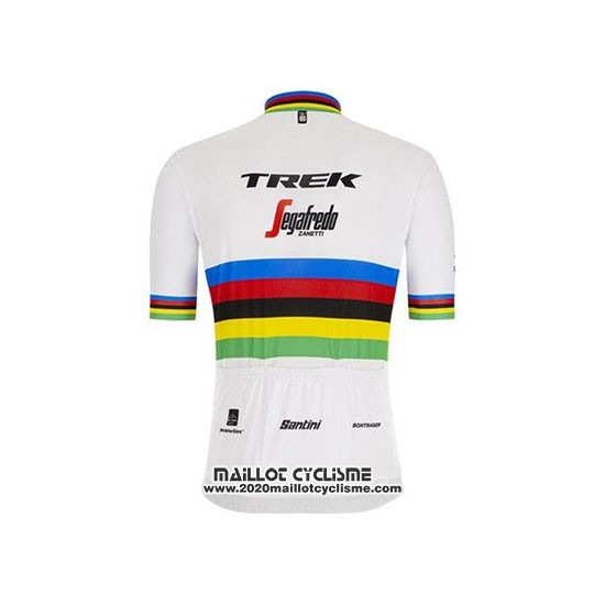 2020 Maillot Ciclismo UCI Mondo Champion Trek Segafredo Manches Courtes et Cuissard